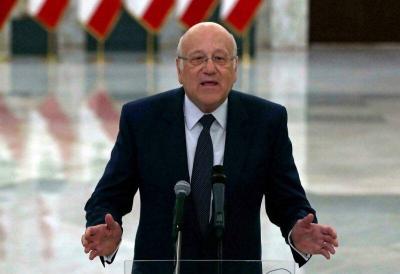 Lebanon's Prime Minister Miqati Requests Confidence Vote Amid Criticism