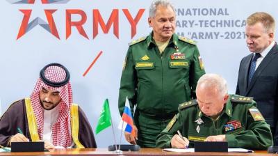 Saudi Deputy Minister of Defense Signs Military Cooperation Agreement with Russia