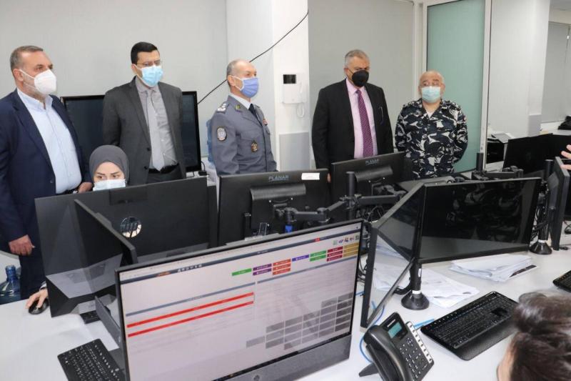 Beirut Governor Inspects Traffic Control Center and Internal Security Operations Room