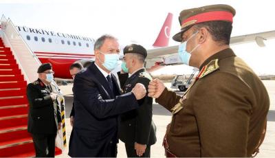 Turkish Defense Minister's Arrival in Iraq for Unannounced Visit