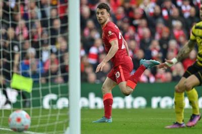 Jota Leads Liverpool to Temporary Top Spot