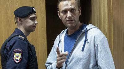 Russian Opposition Leader Alexei Navalny Sentenced to Three and a Half Years in Prison