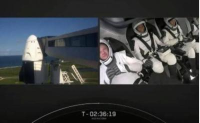 American Space Tourists Spend First Night in Earth's Orbit