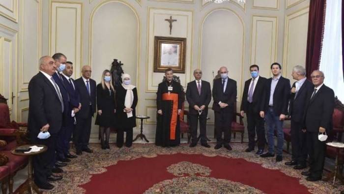 Meeting Recent Developments: Patriarch Raï Meets a Delegation from the Future Movement