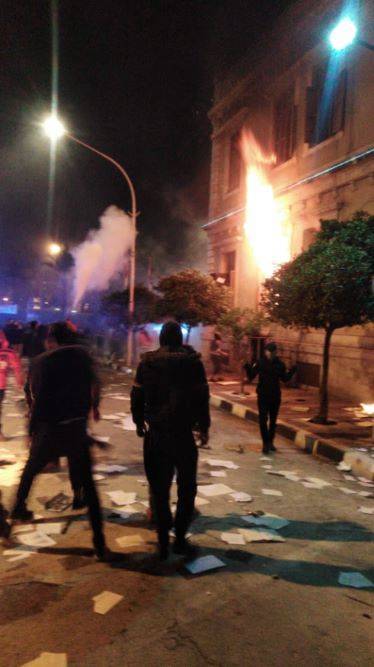 Large Fire Breaks Out in Tripoli Municipality