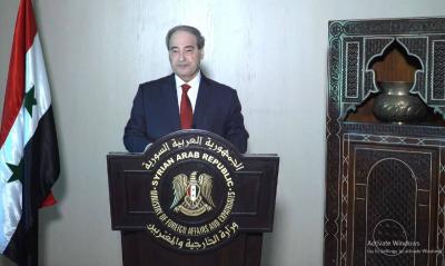 Syrian Foreign Minister: Politicization of the OPCW has Distanced it from its Mission
