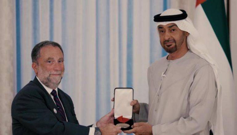 Sheikh Mohammed bin Zayed Receives the 