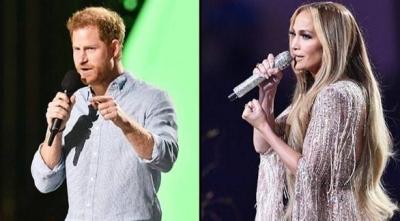 Harry and Lopez Star in Donation Concert in Los Angeles