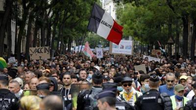 Mass Protests in Paris and Clashes Over "Health Pass"