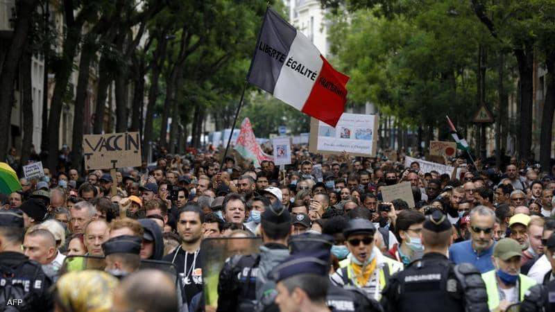 Mass Protests in Paris and Clashes Over 