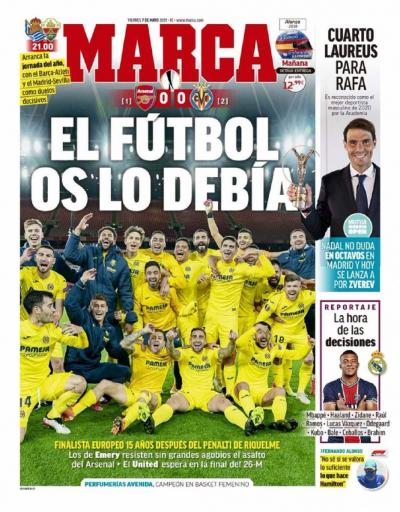 Main Headlines of Global Sports Newspapers