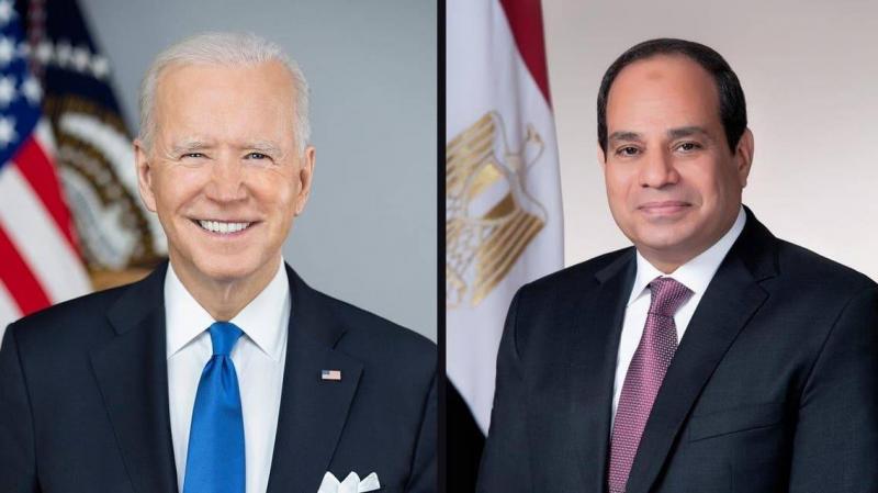 Biden Confirms to Sisi His Commitment to Efforts Ensuring Egypt's Water Security