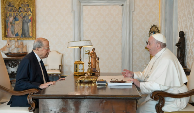 Title: Nidaa Al-Watan: Aoun in the Vatican: "Incitement" Against Bkerke and "Promotion" of March 8 Proposals