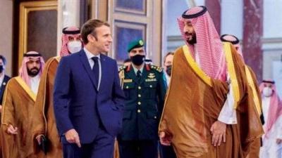 Multiple Files Await Meeting Between Bin Salman and Macron at the Élysée