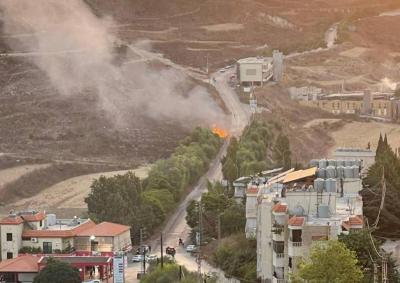 بالفيديو- 3 ضحايا بغارة استهدفت دراجتين ناريتين على طريق كفرجوز