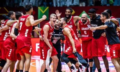 # Lebanese Politicians Celebrate National Basketball Team Victory