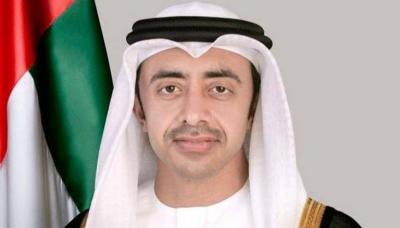 عبدالله بن زايد وبيربوك بحثا التطورات على الساحتين الإقليمية ‏والدولية ‏