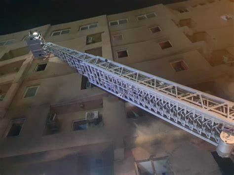 انقاذ 20 شخصا بعد اندلاع حريق في أحد فنادق كربلاء