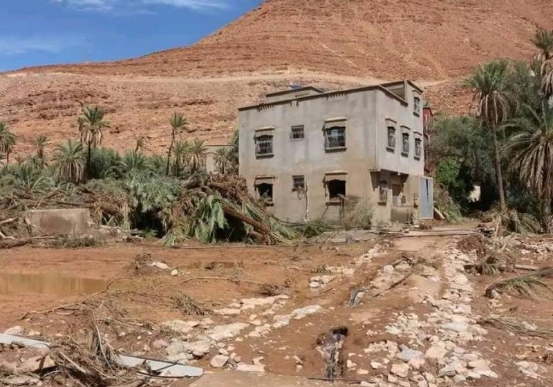 مشهد مخيف.. سيول جارفة في المغرب قتل العشرات