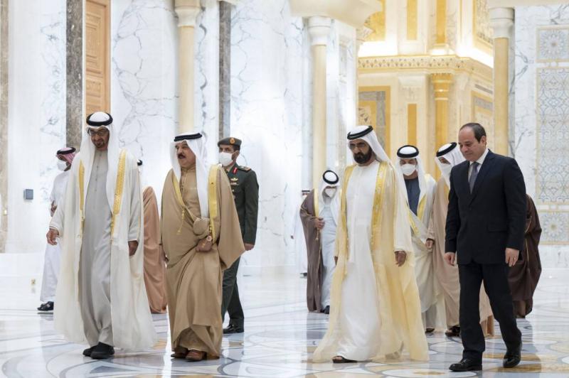 قمة في أبوظبي تجمع قادة الإمارات ومصر  والبحرين لبحث التعاون المشترك و قضايا المنطقة