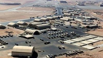 قصف قاعدة فيكتوري في مطار بغداد بـ4 صواريخ كاتيوشا