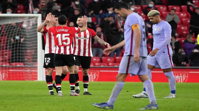 بيلباو يجرد برشلونة من لقب كأس ملك إسبانيا