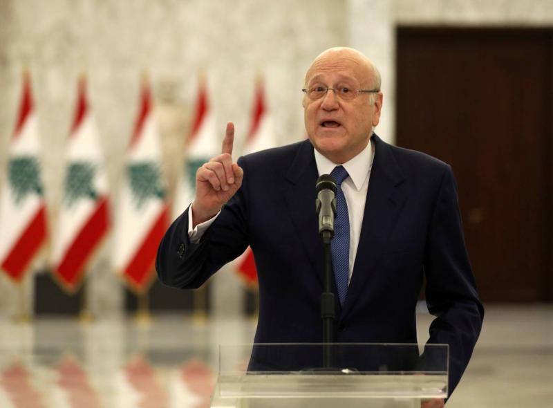 ميقاتي: متمسكون بالحل الدبلوماسي للوصول إلى وقف إطلاق النار