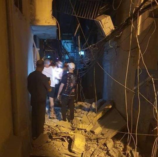 نجاة منير المقدح من محاولة اغتيال نفذتها اسرائيل في مخيم عين الحلوة (فيديو)