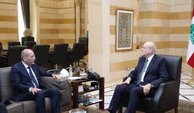الصفدي يلتقي بري وميقاتي: لا نتدخل بالملف الرئاسي اللبناني