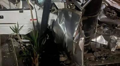 شاحنة تقتحم مطعمًا في مصر أثناء 