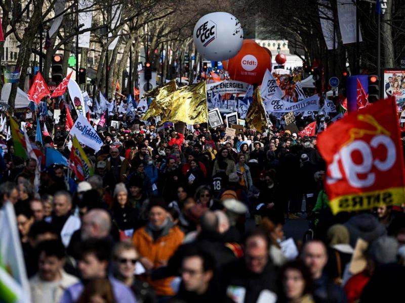Seventh Round of Protests in France to Amend Retirement System
