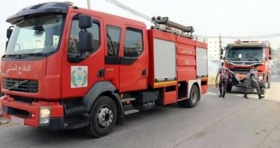Title: Large Fire Breaks Out in Marwaniya