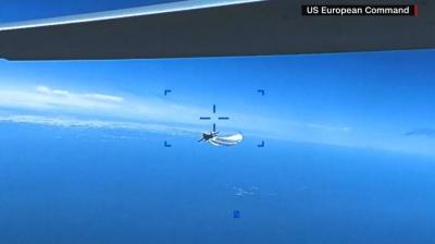 Pentagon Releases Video of Russian Fighter Jet Intercepting U.S. Drone