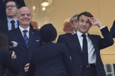 Macron's Message to the French National Team After Winning Against Morocco