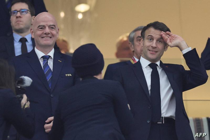 Macron's Message to the French National Team After Winning Against Morocco