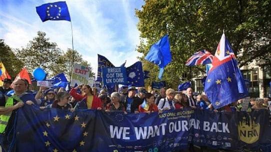 Thousands of Protesters in London Demand Return to the European Union