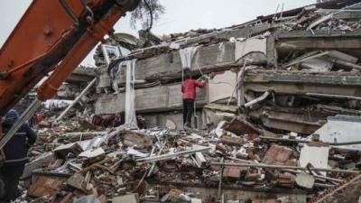 210 Million Tons of Debris from Collapsed Buildings in Turkey