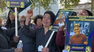 Protests in London Following the Shooting of a Black Man by Police