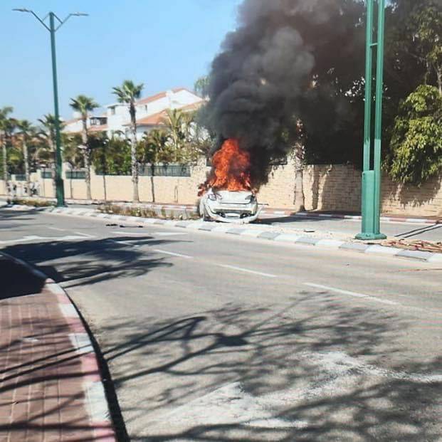 Car Explosion in the Suburbs of Tel Aviv