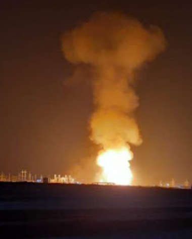 Explosion at "Khor Al-Zubair" Gas Station in Southern Iraq