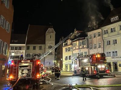 Massive Fire in Historical Town in Germany