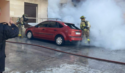 Extinguishing a Fire in Batroun... Damage is Material