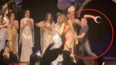 Title: Beauty Queen Crown Destroyed by Husband in Brazil