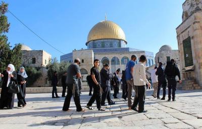 Title: Over 1500 Settlers Storm Al-Aqsa Mosque