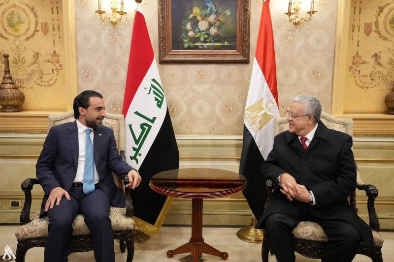 Title: Iraqi Parliament Speaker in Cairo
