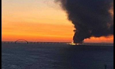 Explosion on Bridge Linking Russia to Crimea
