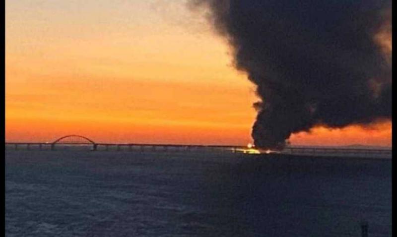Explosion on Bridge Linking Russia to Crimea