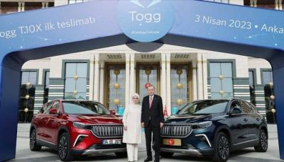 Title: Erdogan Receives First Local Electric Car