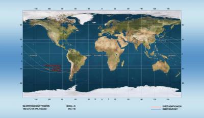 Satellite to Fall Tonight.. Location Unknown