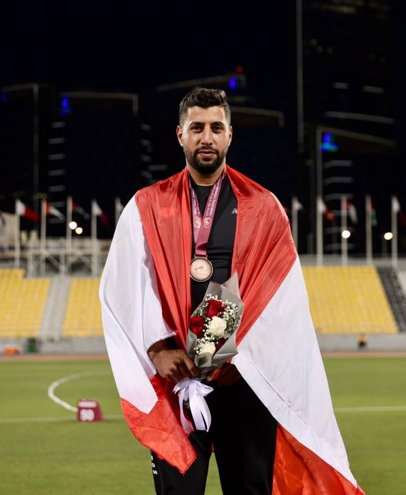 Nabil Al-Okumi Achieves Third Place in Javelin Throw Competition